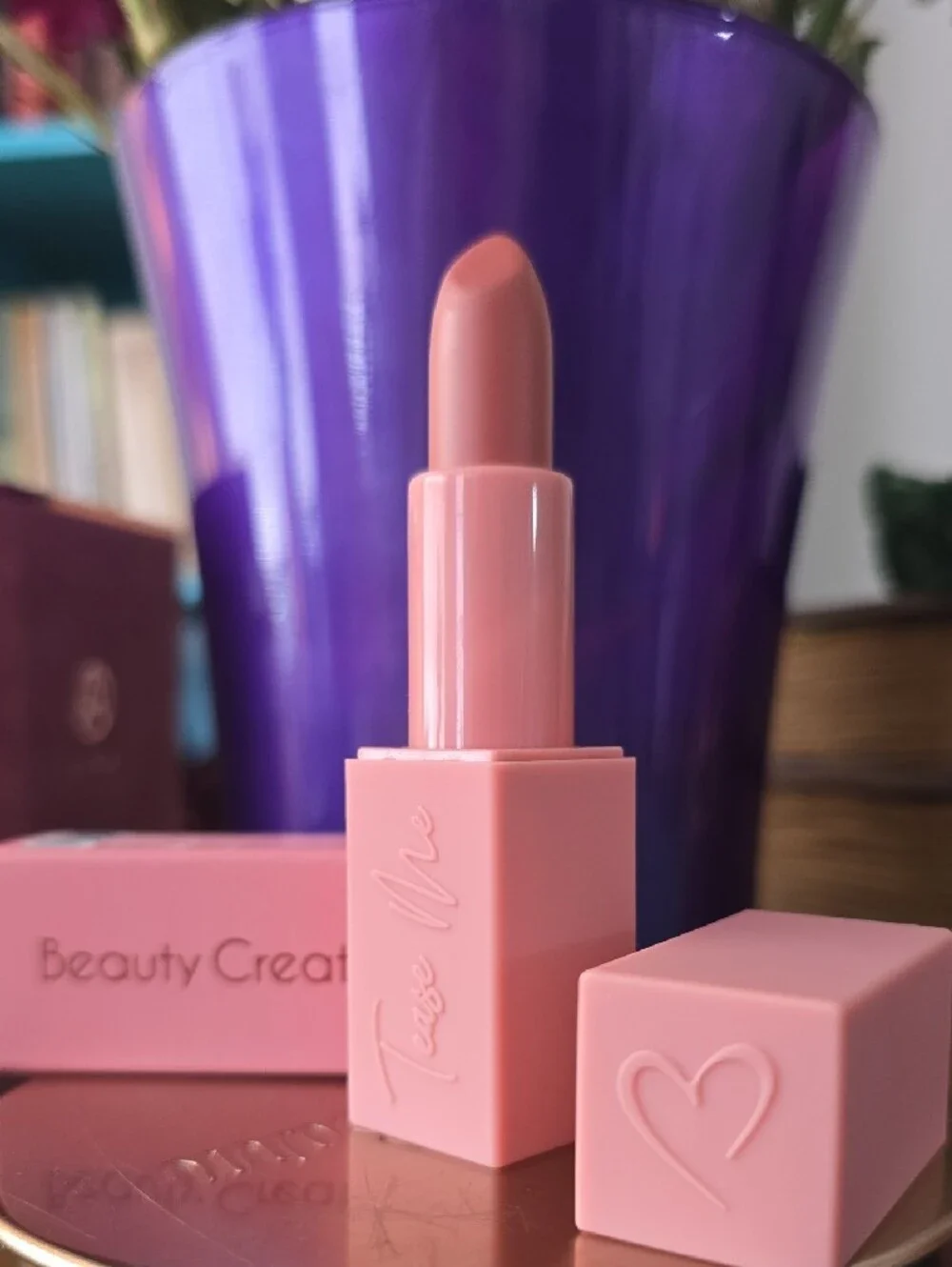 Beauty Creations Pink Lipstick — Soft Pastel Pink